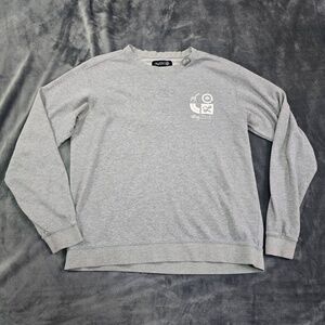 LRG Gray Crewneck Sweatshirt Mens Large Streetwear Logo Pullover Casual Skate